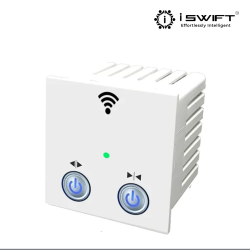 iSwift CM1 Smart Curtain Push Switch – Effortless Control with a Soft Touch